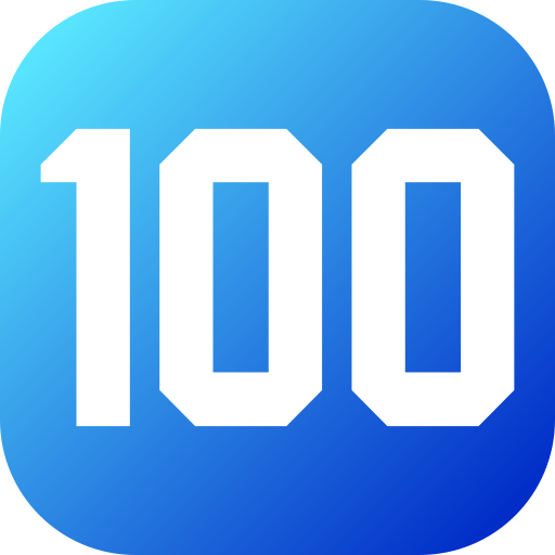100 icono gratis