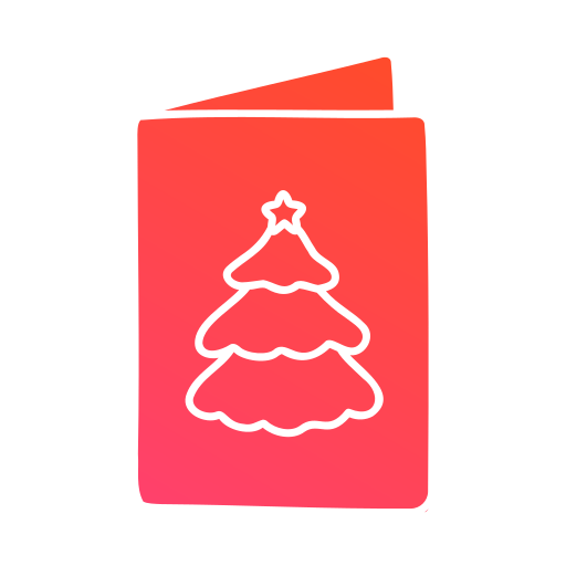 tarjeta de navidad icono gratis