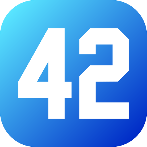 42 icono gratis