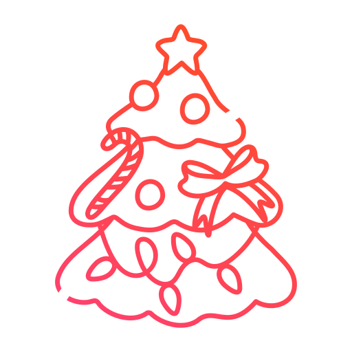 árbol de navidad icono gratis