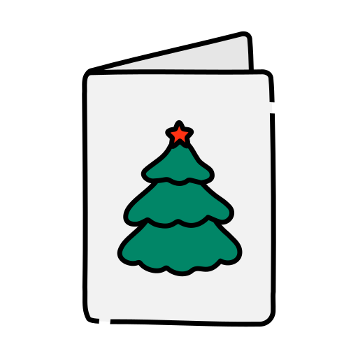 tarjeta de navidad icono gratis