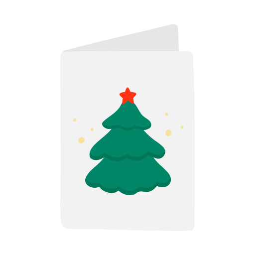 tarjeta de navidad icono gratis