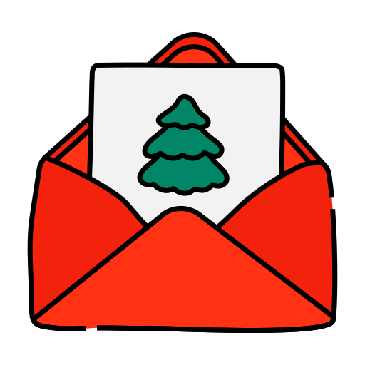 tarjeta de navidad icono gratis