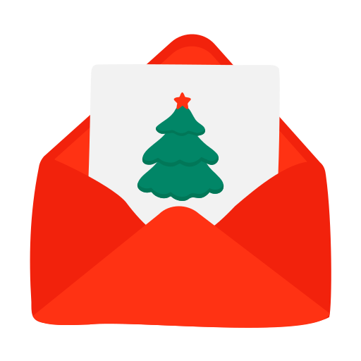 tarjeta de navidad icono gratis