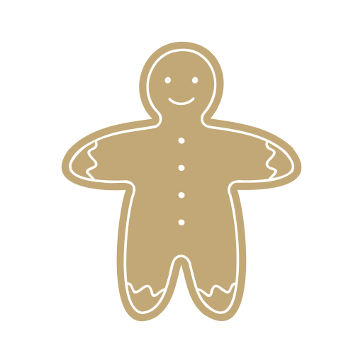 boneco de gengibre grátis ícone boneco de gengibre grátis ícone