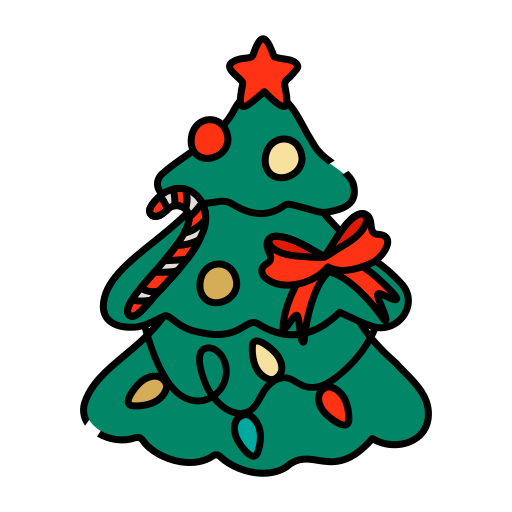 Árbol de navidad icono gratis