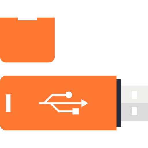 unidad flash icono gratis