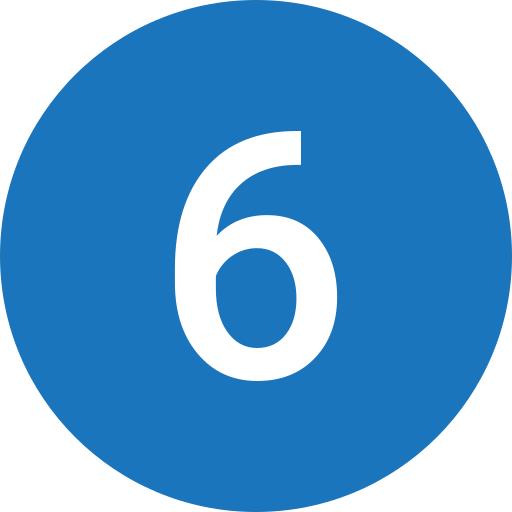 six Icône gratuit six Icône gratuit