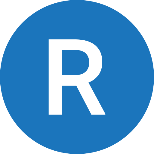 Letter r free icon