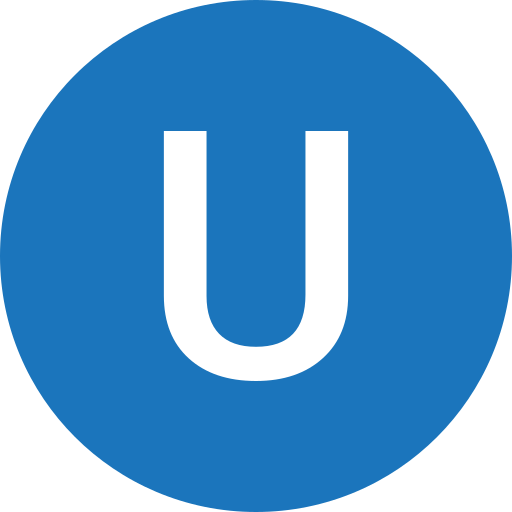 Letter u Generic color fill icon