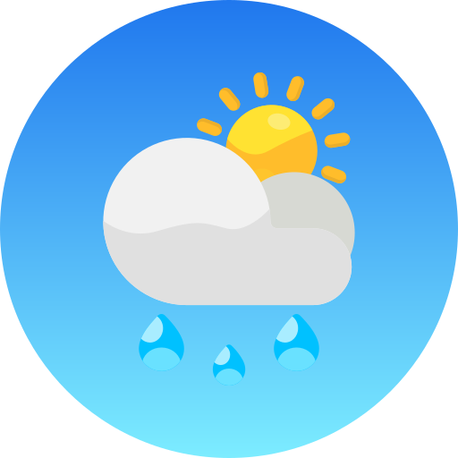 nubes-sol icono gratis