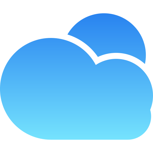 Clouds and sun - Free weather icons