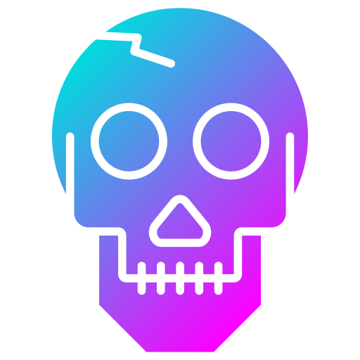 Skull Generic Gradient Fill Icon