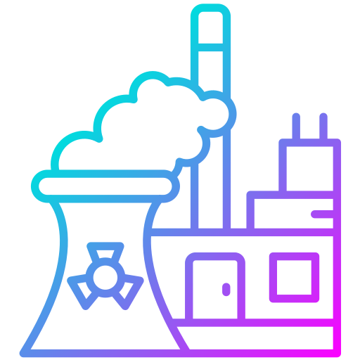 energía nuclear icono gratis