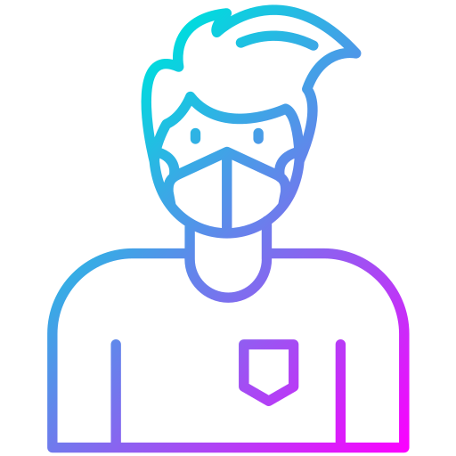 Masked man Generic gradient outline icon