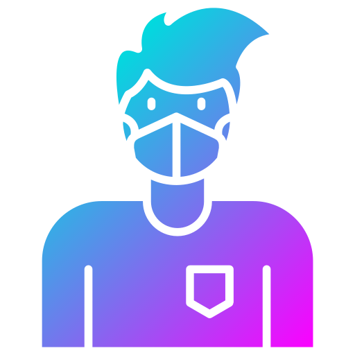 Masked man Generic gradient fill icon