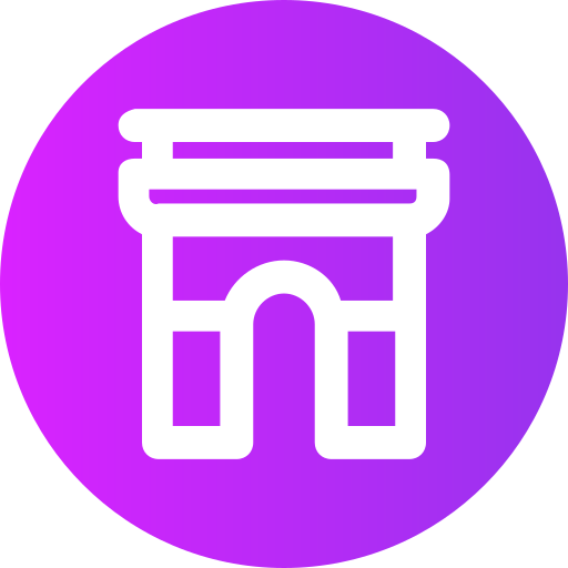 arco del triunfo icono gratis