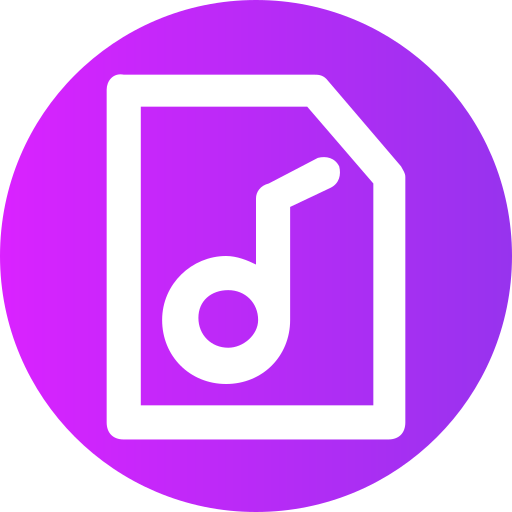 archivo de audio icono gratis