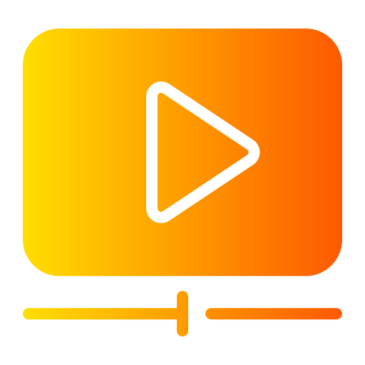 reproductor de video icono gratis