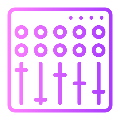 mezclador de música icono gratis