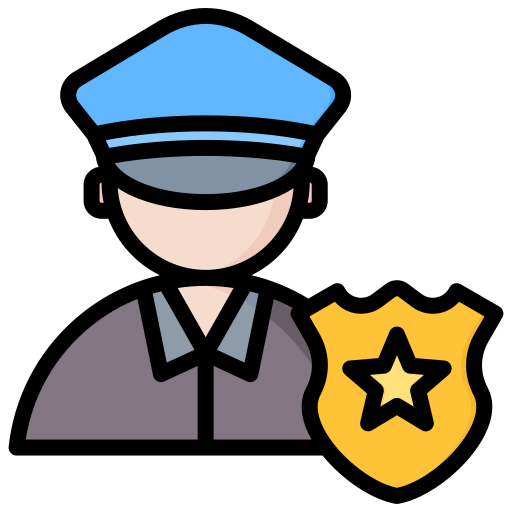 police Icône gratuit