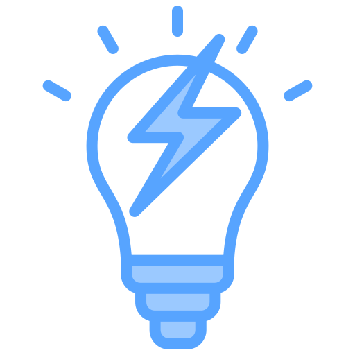 Electricity Generic Blue icon