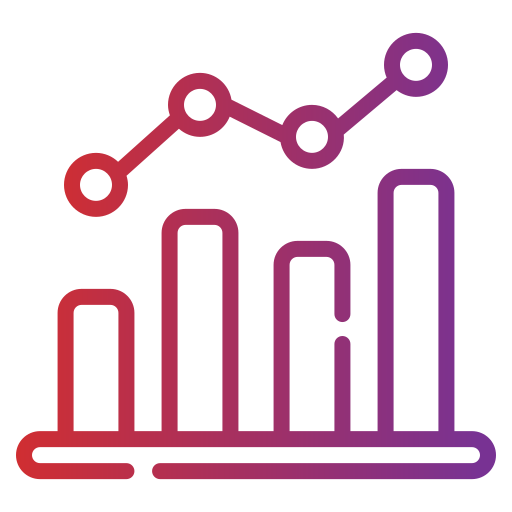 gráfico de barras icono gratis