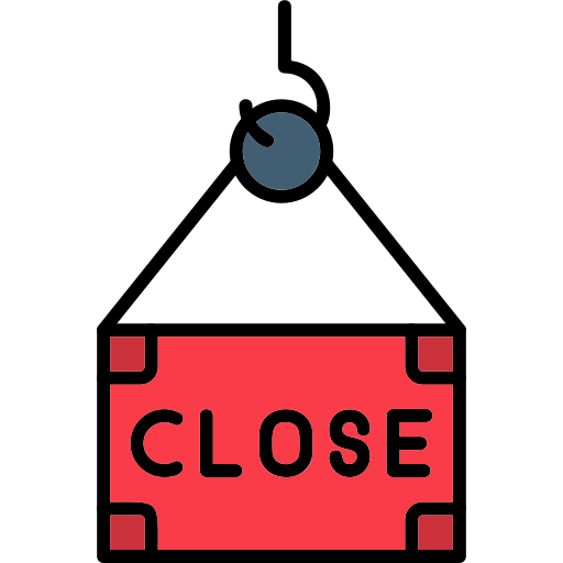 Closed Generic Color Lineal-color Icon