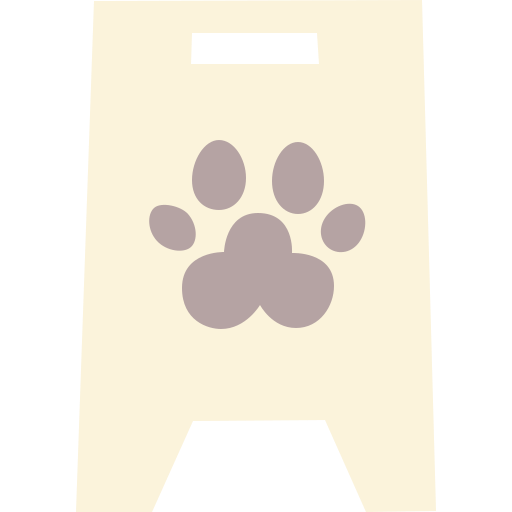 Pets allowed Cartoon Flat icon