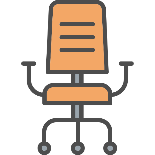 Office chair Generic color lineal-color icon