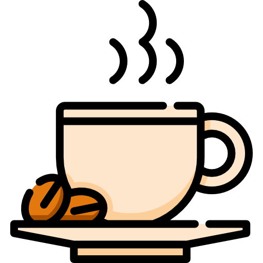 Кофе иконка на прозрачном фоне