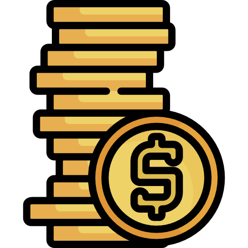 monedas icono gratis