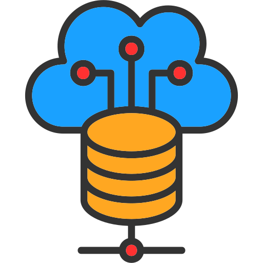 almacenamiento en la nube icono gratis