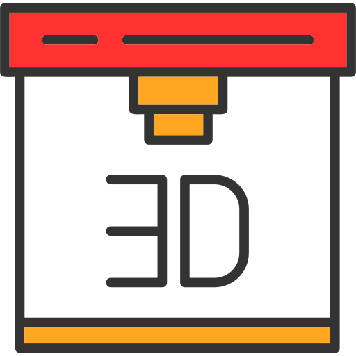 impresora 3d icono gratis