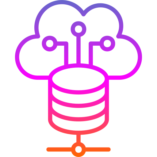 almacenamiento en la nube icono gratis