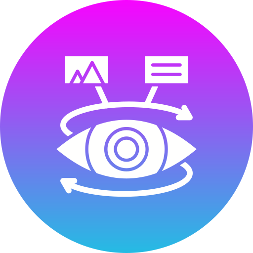 Eye Generic Flat Gradient icon