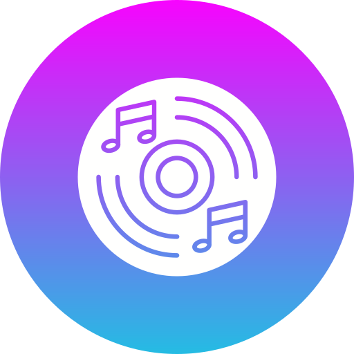 Compact disc - Free music icons