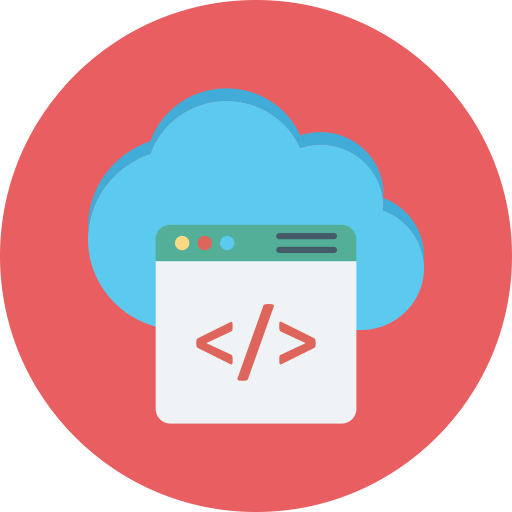 computación en la nube icono gratis