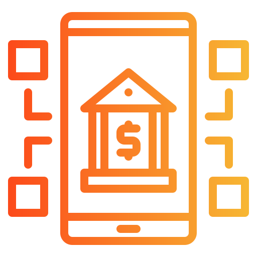 Banking system Generic gradient outline icon