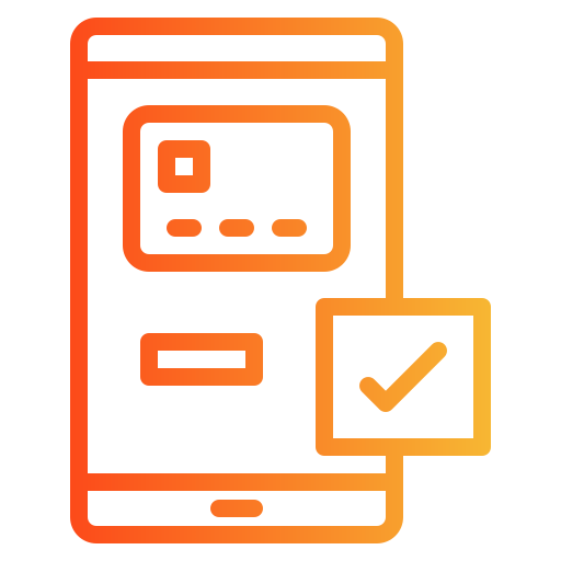 pago en línea icono gratis
