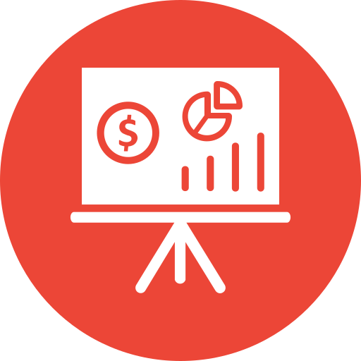 Chart free icon