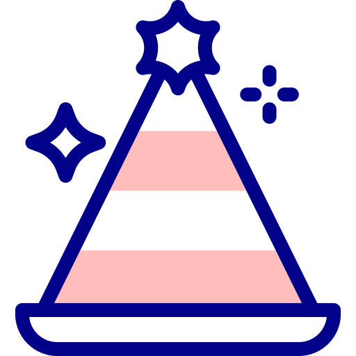 chapeau de fête Icône gratuit