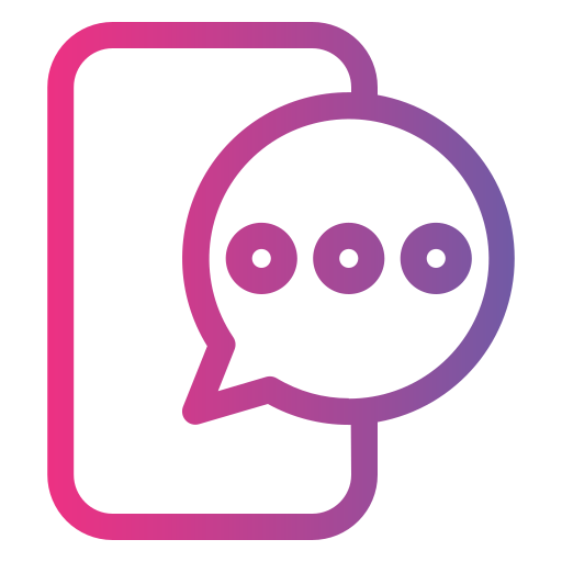 chat telefónico icono gratis