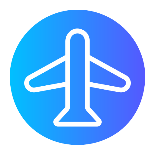avión icono gratis