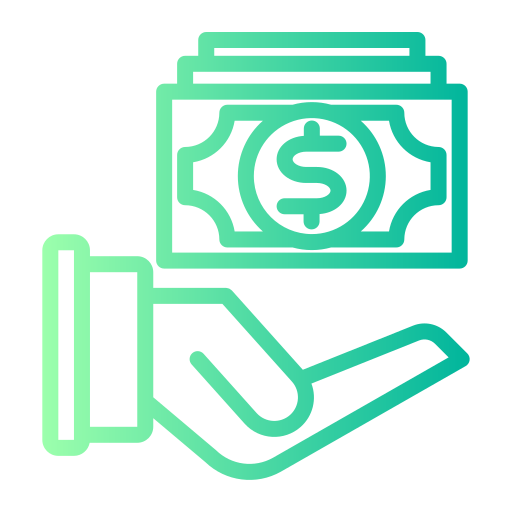 Cash Generic gradient outline icon