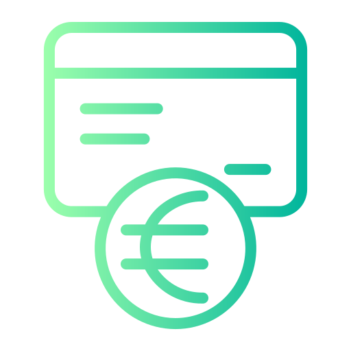 Card payment Generic gradient outline icon