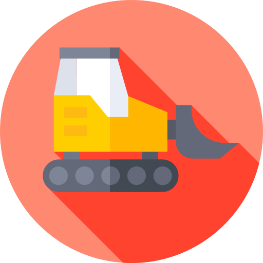 excavadora icono gratis