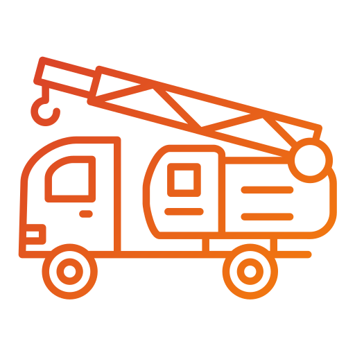 camión grúa icono gratis