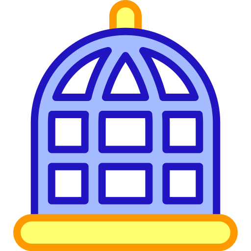 jaula de pájaros icono gratis