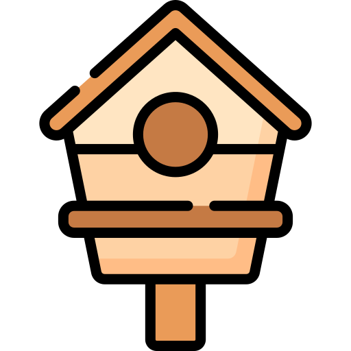 casa de passarinho grátis ícone